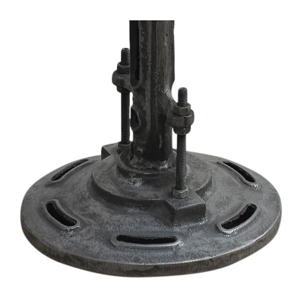Vintage Leather Windup Stool