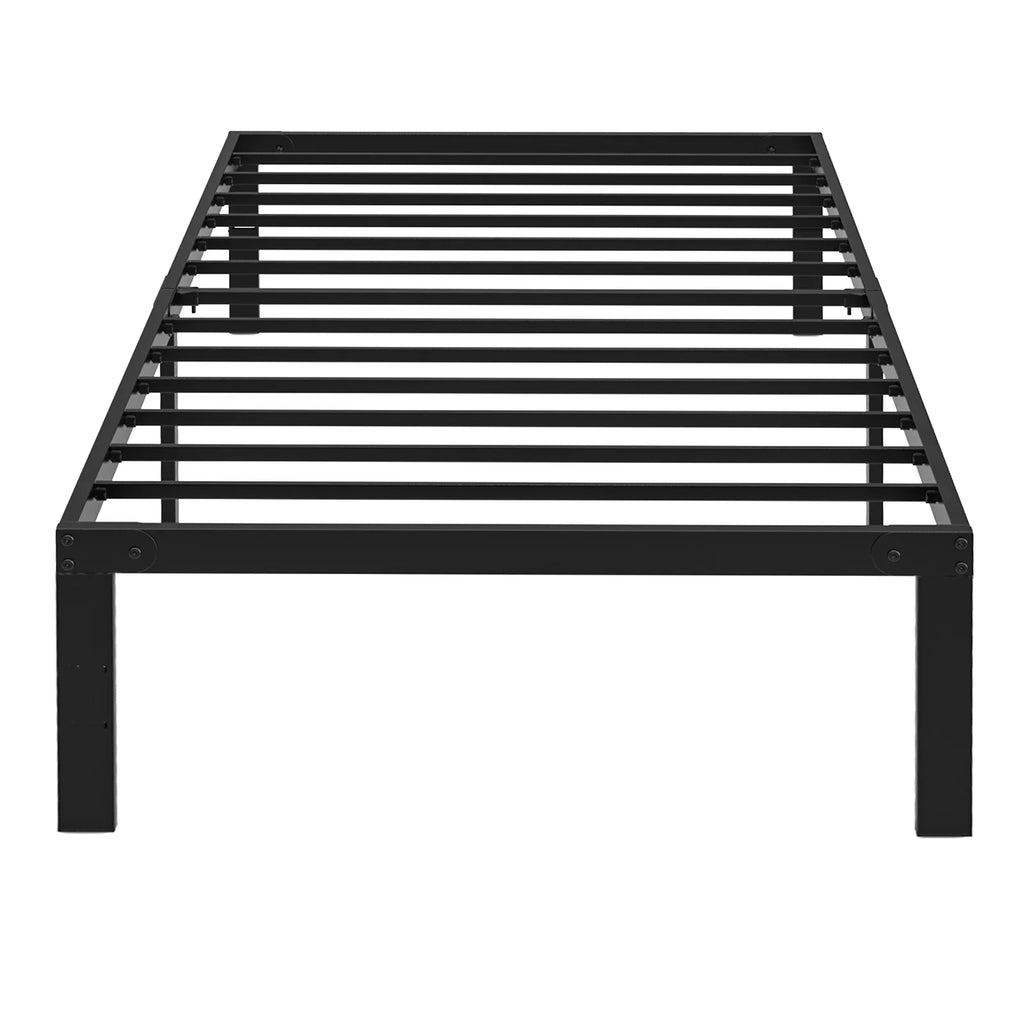 Bed Frame, Twin Size Metal Platform Bed Frame,No Box Spring Needed, Quiet & Sturdy