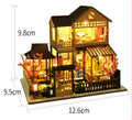 Diy Mini Wooden Dollhouse with Furniture Light Kit Doll House Casa Miniature Accessories Handmade Wooden Toys Birthday Gifts