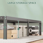 Bed Frame, Twin Size Metal Platform Bed Frame,No Box Spring Needed, Quiet & Sturdy