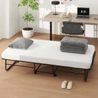 Twin Size Folding Bed 38" X 75" Rollaway Guest Bed Portable Sleeper Bed
